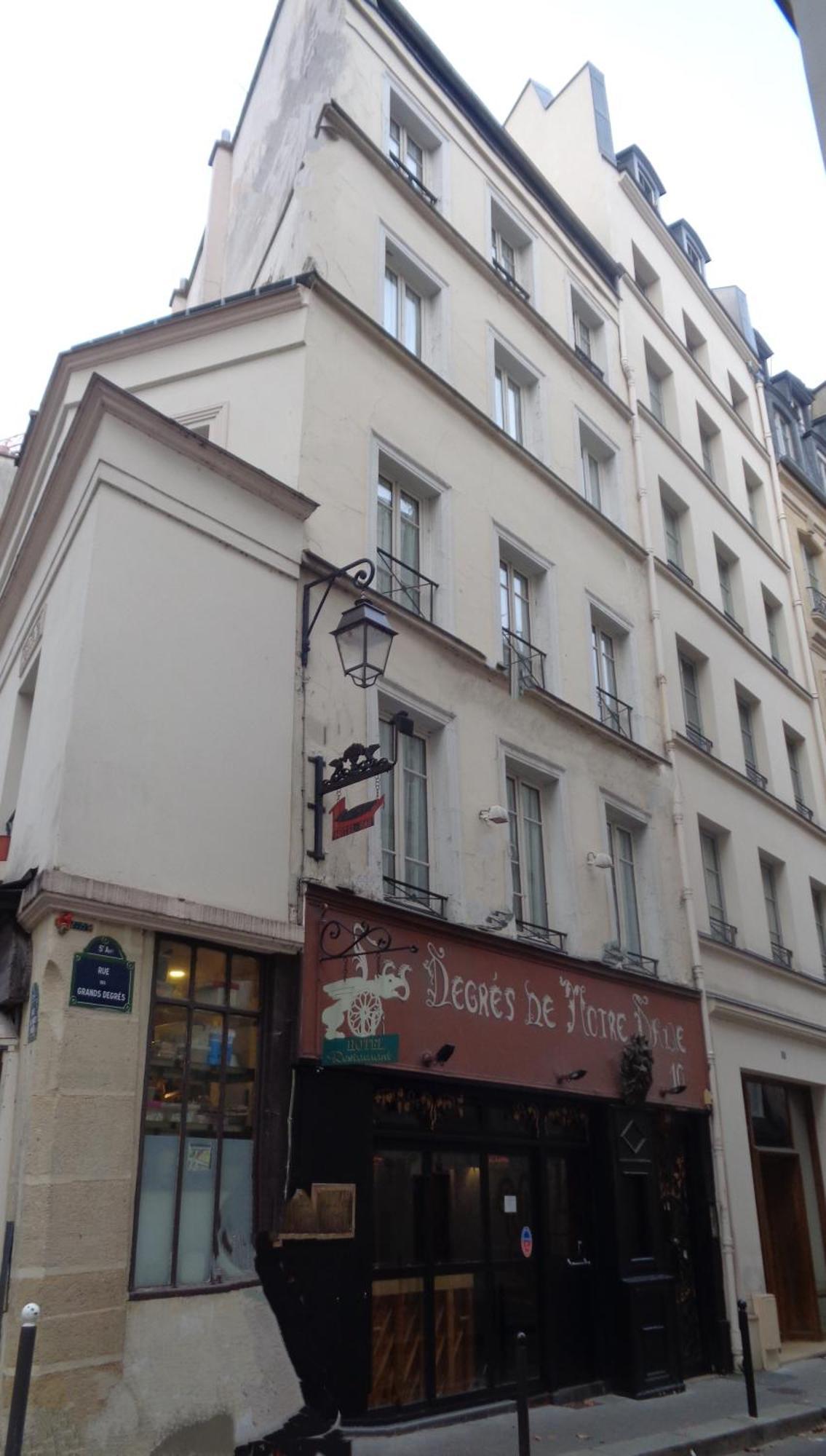 Hotel Les Degres De Notre Dame Parijs Buitenkant foto
